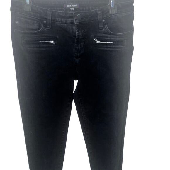 Dear John Black Skinny Jeans w/ Zipper Pockets | Size 29 | - Picture 4 of 13